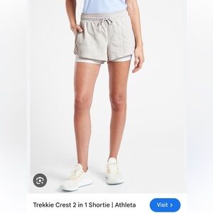 Athleta Gray Athletic Shorts for Active Comfort